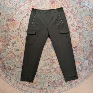 Athleta Endless Cargo High Rise Aspen Olive Green 14